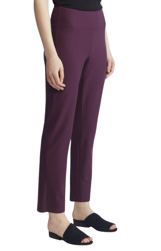 High Waist Ankle Slim Pants